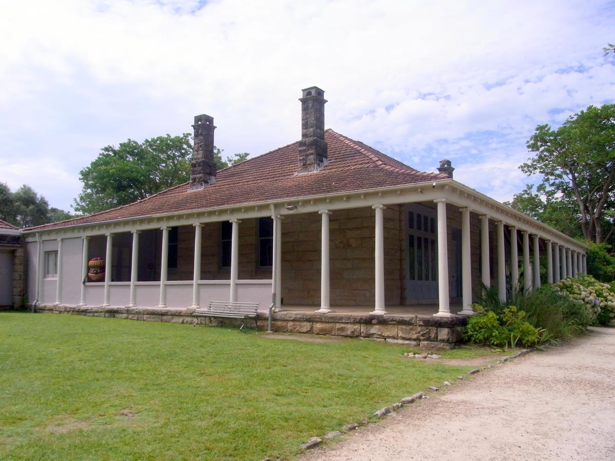 The sandstone house and garden of the Norman Lindsay Gallery at Faulconbridge